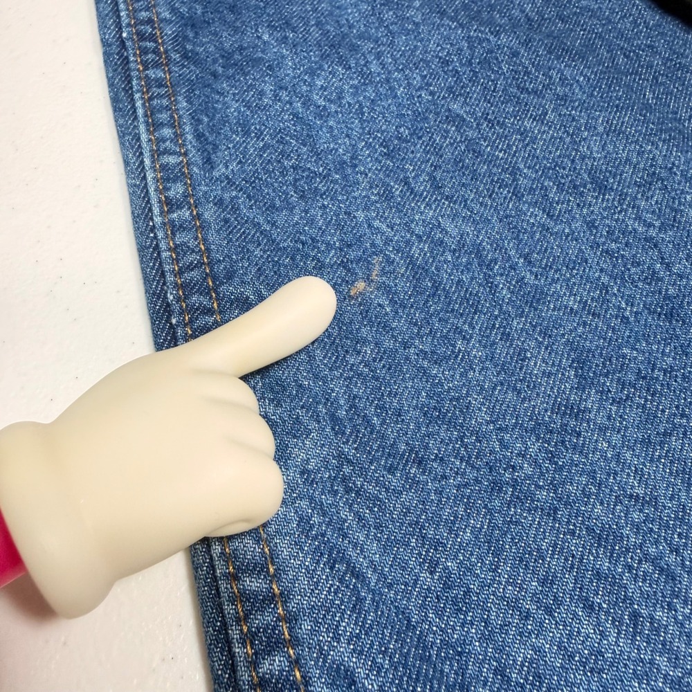 Carhartt Relaxed Fit Flannel Lined Jeans 36x32 Blue Denim Workwear - Picture 14 of 14